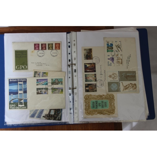 257 - Large Collection of First Day Covers, Postcards, etc all contained in a folder. Please note not all ... 