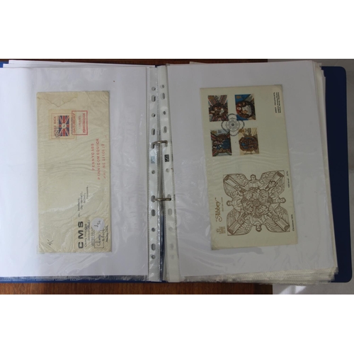 257 - Large Collection of First Day Covers, Postcards, etc all contained in a folder. Please note not all ... 