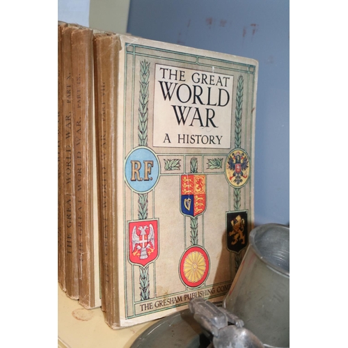 284 - Collection of The Great World War A History Published by The Gresham Publishing Company