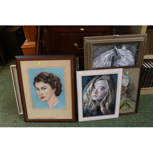 287 - Collection of assorted Oils and Paintings to include Sandra Johnson, Allen Tortice signed print etc