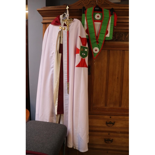 293 - Collection of Masonic clothing and a Masonic Dress swords