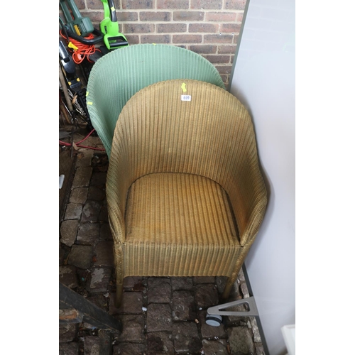 619 - 2 Lloyd Loom Chairs