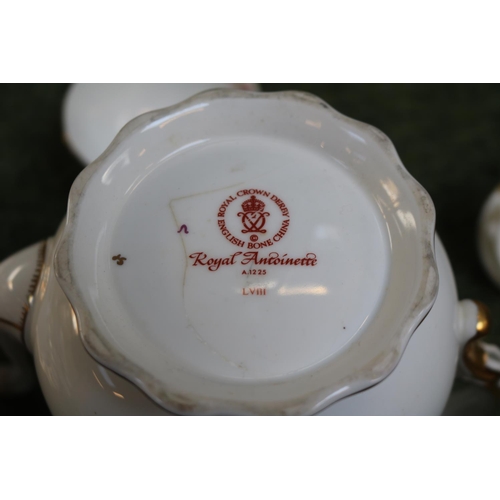 1 - Royal Crown Derby Royal Antoinette A1225 Lombardy Part Dinner & Tea service to comprise of approx. 3... 