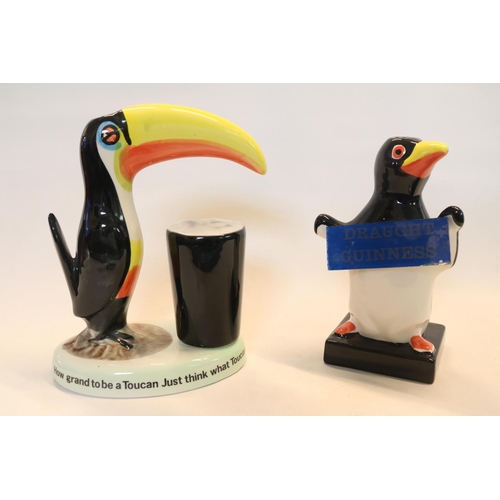 15 - Draught Guinness Carlton Ware Lamp base and a Guinness Toucan Lamp base 18cm & 'How grand to be a To... 