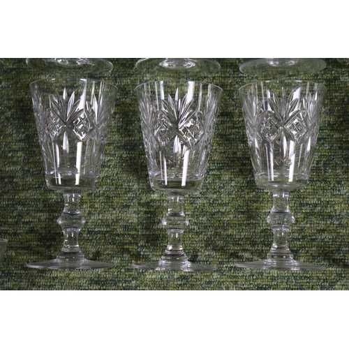 45 - Collection of Edinburgh International Crystal Embassy Pattern to include Spirit Decanter, Wine Decan... 