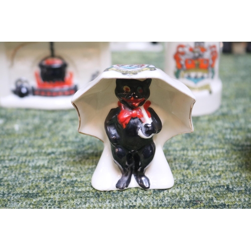 8 - Collection of Cambridge Crested China to include The Black Watch by Shelley China, Beaver by Carlton... 