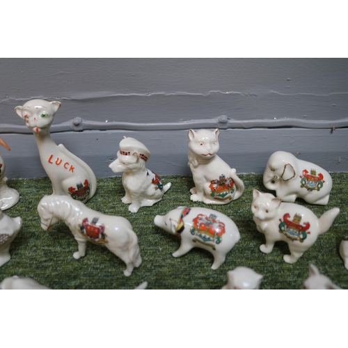 9 - Collection of Cambridge Crested China to include Scottie Dog by Willow Art, Pig by The Corona China ... 