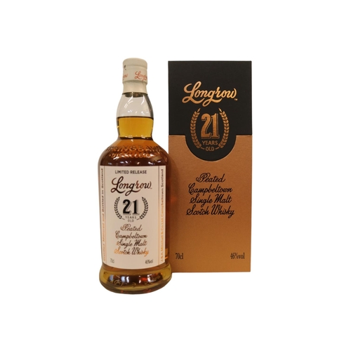 79 - Longrow 21 Year Old Campbeltown Single Malt Scotch Whisky 70cl 46% Vol Boxed Limited Release