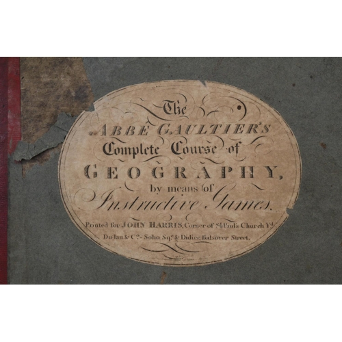 106 - The Abbe Gaultier's Complete course of Geography by Means of Instructive Games Printed for John Harr... 