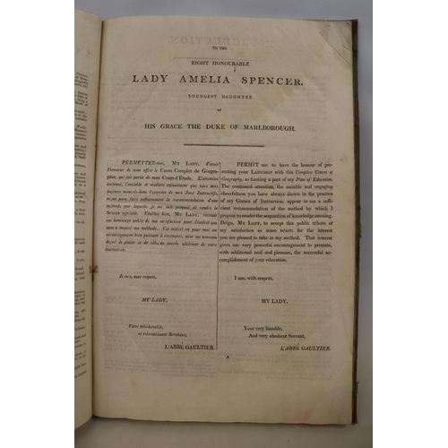 106 - The Abbe Gaultier's Complete course of Geography by Means of Instructive Games Printed for John Harr... 
