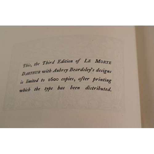 107 - Aubrey Beardsley.- Malory (Sir Thomas) [Le Morte Darthur] The Birth Life and Acts of King Arthur...,... 