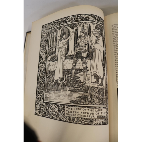 107 - Aubrey Beardsley.- Malory (Sir Thomas) [Le Morte Darthur] The Birth Life and Acts of King Arthur...,... 