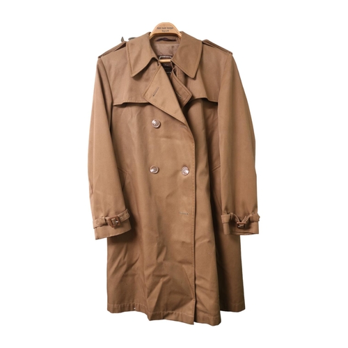 132 - Christian Dior Monsieur Brown Trench Coat Mac retailed by Stoffels Small to medium size