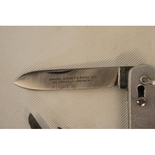 142 - Swaine Adeney & Brigg Ltd Hunting Dog Nail clipper and Pocket knife with Ibberson Blade 11cm in Leng... 