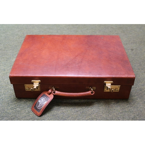 143 - ETTA CATHERINA 1786. A Russian reindeer hide attaché Case made from hide recovered from the Metta Ca... 