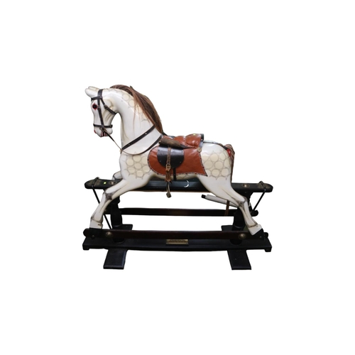 189 - Good quality hand painted rocking horse Special Millennium Edition to Mark Year 2000 Serial No 404 o... 