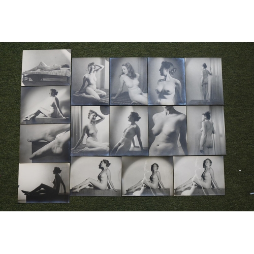 190 - Artistic Nudes; A collection of 1940s Nude Photographic Prints and 2 Life studies (15)