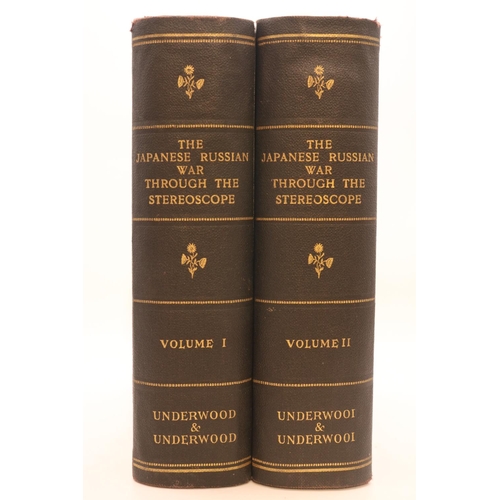 206 - A Cased set of Underwood & Underwood 'The Japanese Russian War Through the Stereoscope'. Circa 1905,... 