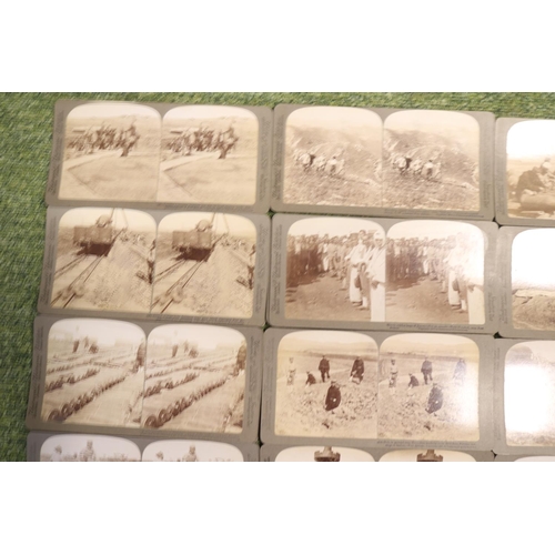 206 - A Cased set of Underwood & Underwood 'The Japanese Russian War Through the Stereoscope'. Circa 1905,... 