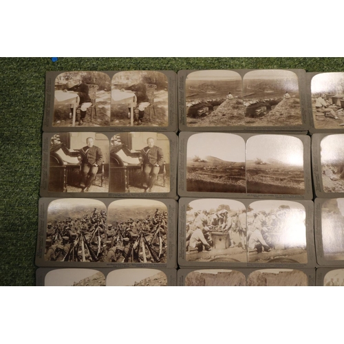 206 - A Cased set of Underwood & Underwood 'The Japanese Russian War Through the Stereoscope'. Circa 1905,... 