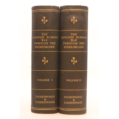 206 - A Cased set of Underwood & Underwood 'The Japanese Russian War Through the Stereoscope'. Circa 1905,... 