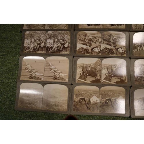 206 - A Cased set of Underwood & Underwood 'The Japanese Russian War Through the Stereoscope'. Circa 1905,... 