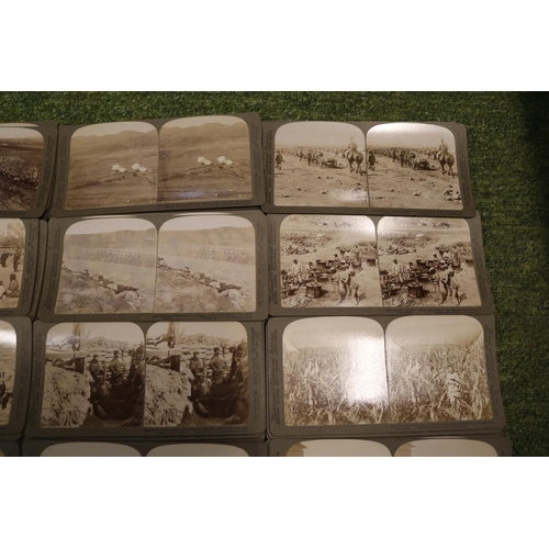 206 - A Cased set of Underwood & Underwood 'The Japanese Russian War Through the Stereoscope'. Circa 1905,... 