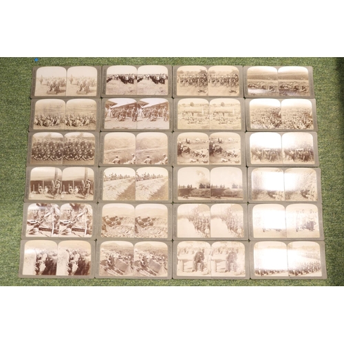 206 - A Cased set of Underwood & Underwood 'The Japanese Russian War Through the Stereoscope'. Circa 1905,... 