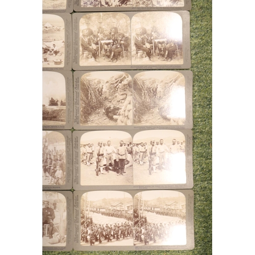 206 - A Cased set of Underwood & Underwood 'The Japanese Russian War Through the Stereoscope'. Circa 1905,... 