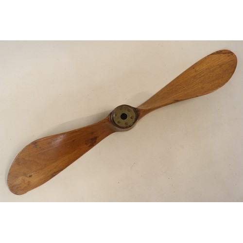 222 - WW1 Proto type Propellor marked 600 Watt No.1 28153 with Military Arrow marking by Betjemann, G & So... 