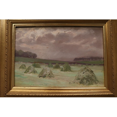 241 - Attributed to George Russell Gowans (1843-1924). Entitled Old Aberdeen and another landscape. 28 x 1... 