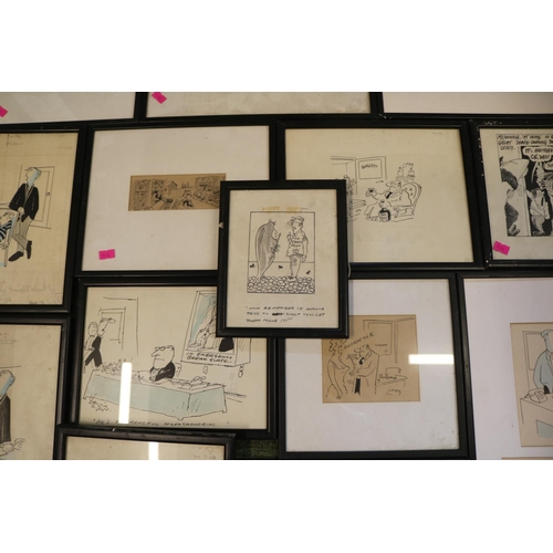 246 - Collection of Newspaper artist prints & Originals to include David Myers, Ken Pyne, Bryan McAllister... 