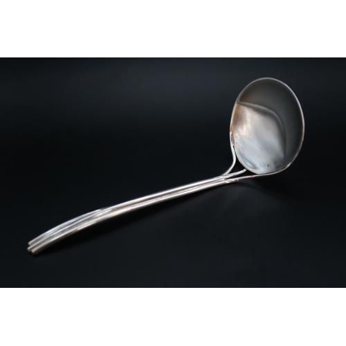 282 - Cartier of Paris. Les Must de Cartier Paris Silver tasting Spoon with reeded handle 51g in weight in... 