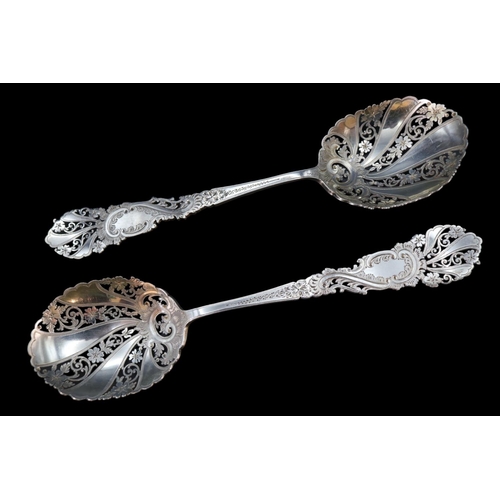 287 - Collection of 19thC Silver & other  Spoons to include a set of 4 Silver Plated Gilt fruit decorated ... 