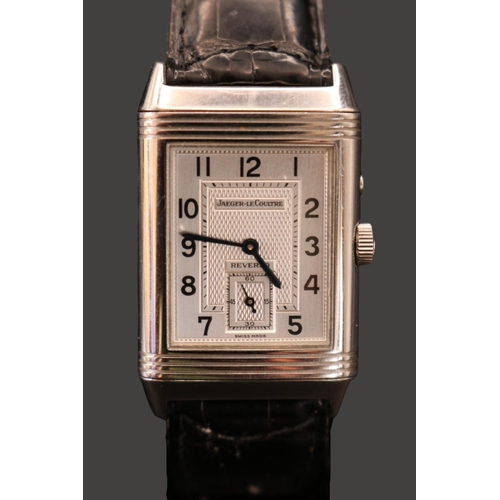 Jaeger LeCoultre Reverso, Day & Night manual wind Swiss movement with box & papers. Reference no 1767123. 26mm case size.