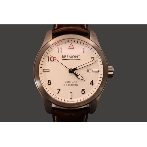 314 - Bremont Automatic Chronometer Swiss movement watch, with box and papers. Reference no SOLO/23310. 42... 