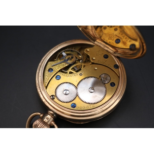 335 - To The Admiralty by Sanders & Co Ltd Kensington, W. 9ct Gold Pocket watch with roman numeral Dial 47... 