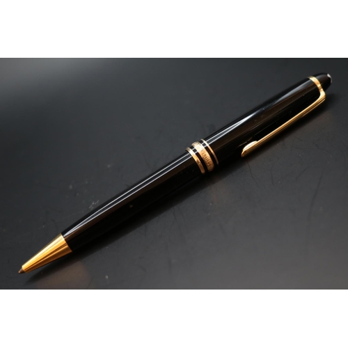 349 - A Montblanc Meisterstuck Pix ballpoint pen, serial number GF2159750. 14cmin Length