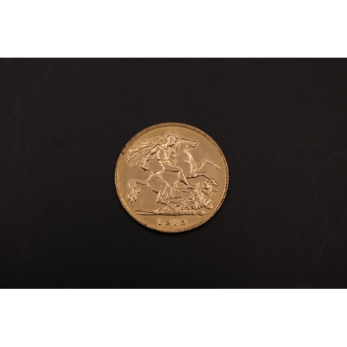 357 - George V 1913 Gold Half Sovereign. Benedetto Pistrucci engravers mark. 3.98g total weight