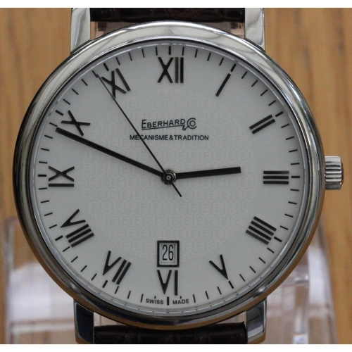 346 - Aliante' Wristwatch by Eberhard & Co Model 21121. An excellent condition gentleman's stainless steel... 