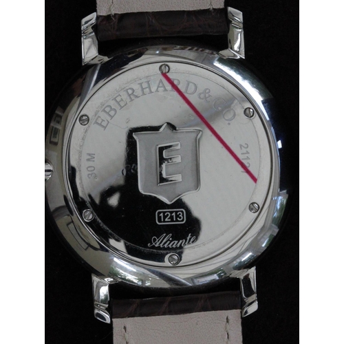 346 - Aliante' Wristwatch by Eberhard & Co Model 21121. An excellent condition gentleman's stainless steel... 