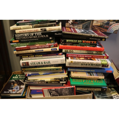 167 - Collection of assorted Steam and related Hardback books