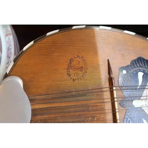 182 - Mario Caselia Catania Mandolin with Butterfly inlaid decoration