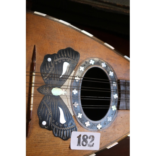 182 - Mario Caselia Catania Mandolin with Butterfly inlaid decoration