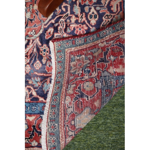 348 - Good quality Red Ground Rug with central medallion 165cm in Length