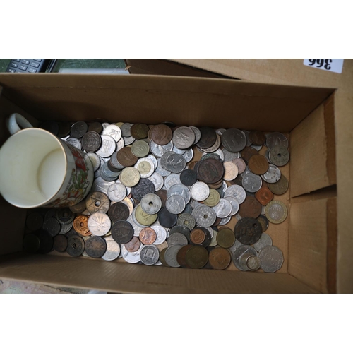 367 - Collection of assorted World Coinage to include Bank Notes