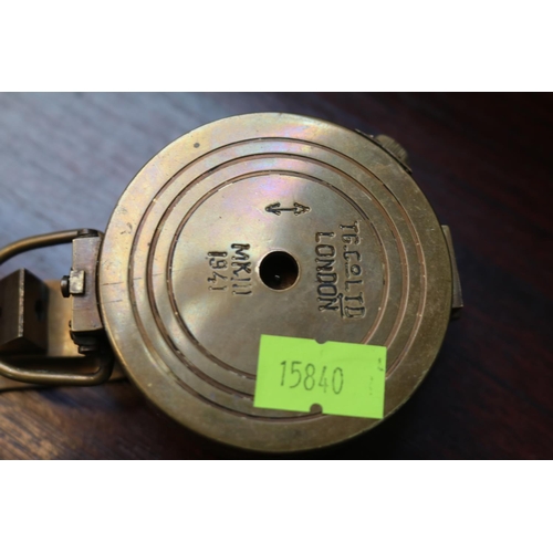 381 - T G Co Ltd of Lodnon Mk III 1941 Brass Field Compass