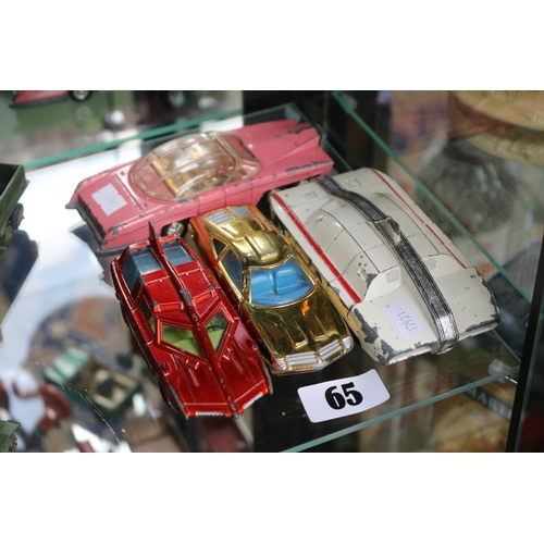 65 - Collection of Dinky Vehicles to include Spectrum Patrol Car, Ed Strakers Car, Maximum Security Vehic... 