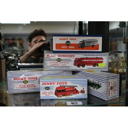 93 - Collection of 5 Dinky Atlas Editions Commercial Vehicles (ALl Mint Condition)