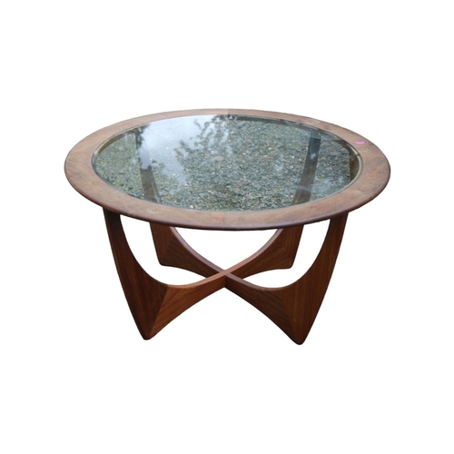 436 - G-Plan Astro Circular Coffee table 1960s designed by Gordon Murray 83cm in Diameter